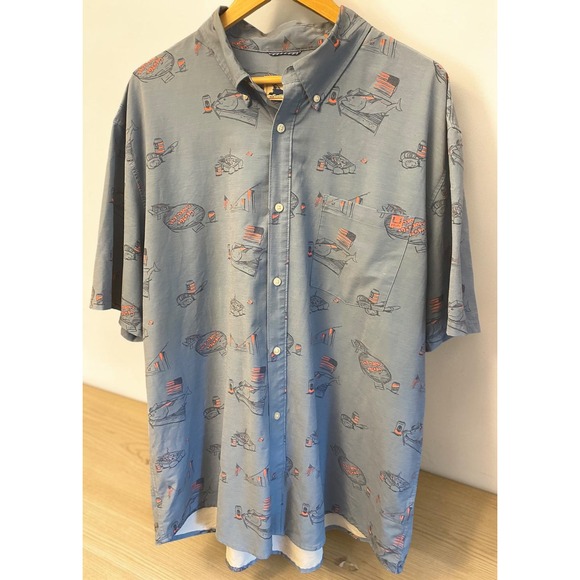 Huk Other - Huk Americooking Kona Performance Mens 2XL Fishing Shirt